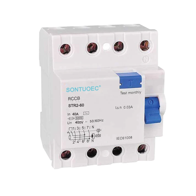 4p 63a / 30ma RCD AC mota